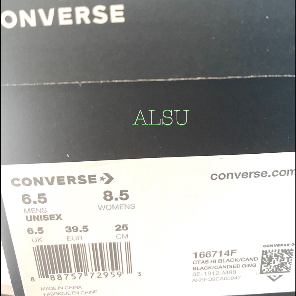 Converse Ctas High Top Canvas Camo Black Women’s - Picture 10 of 10